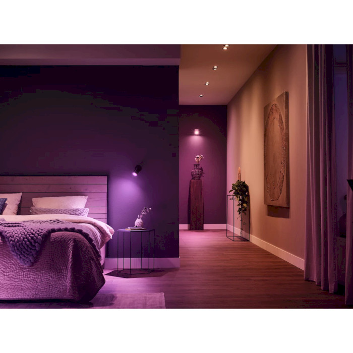 Розумна лампа PHILIPS HUE White and Color Ambiance GU10 5.7W 2000-6500K (929001953111)