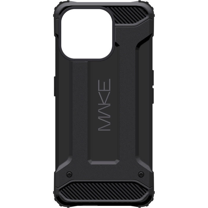 Чохол MAKE Panzer для iPhone 15 Pro Black (MCN-AI15PBK)