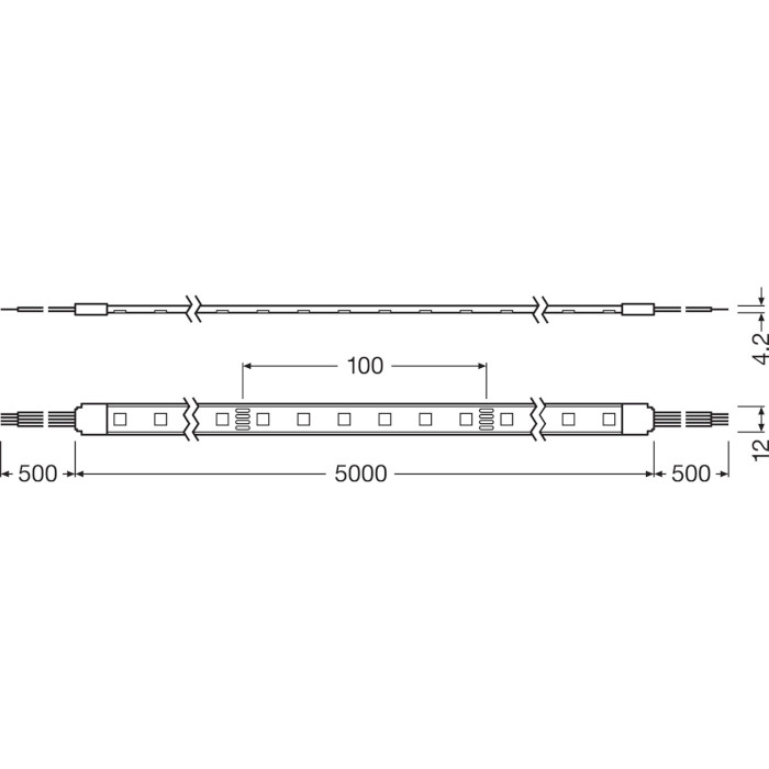 Светодиодная лента LEDVANCE Value Protected RGB 5м (4058075404472)