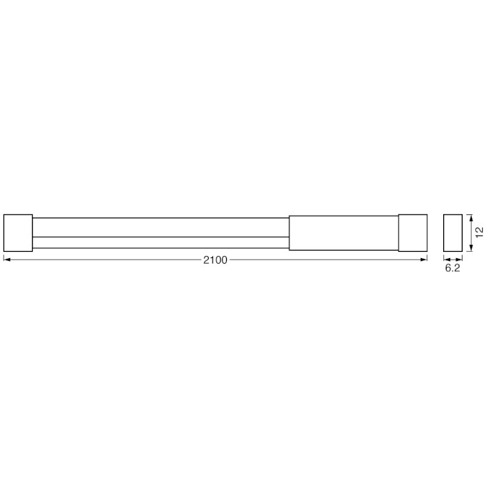 Світлодіодна стрічка LEDVANCE Neon Flex USB with Remote Control RGB 2м (4099854095306)