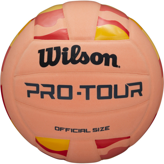 Мяч волейбольный WILSON Pro Tour Size 5 Peach/Yellow (WV2000501IBOF)