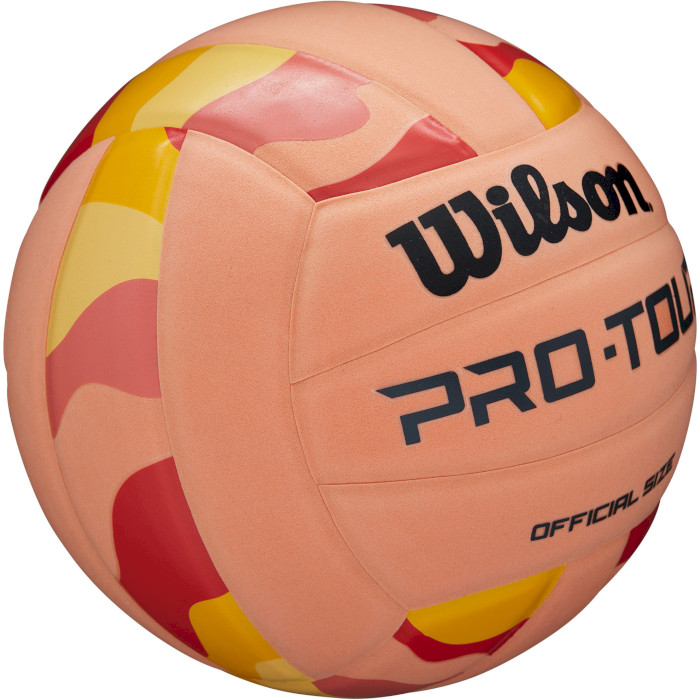 Мяч волейбольный WILSON Pro Tour Size 5 Peach/Yellow (WV2000501IBOF)