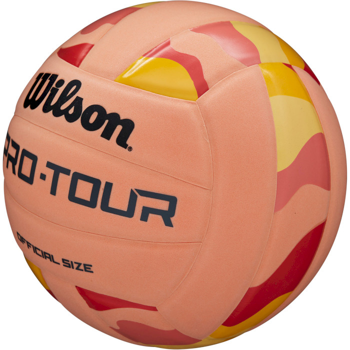 Мяч волейбольный WILSON Pro Tour Size 5 Peach/Yellow (WV2000501IBOF)