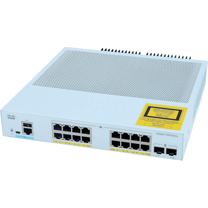 Коммутатор CISCO Catalyst C1000-16P-2G-L