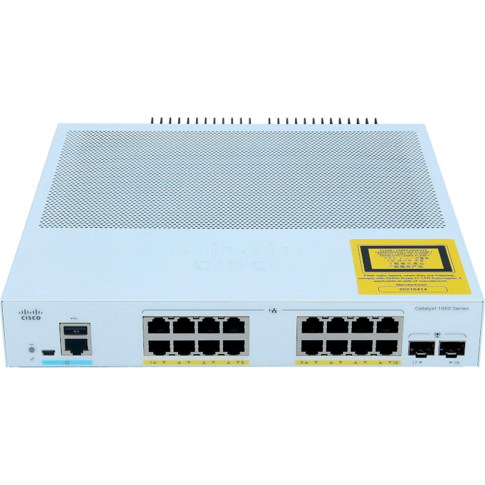 Коммутатор CISCO Catalyst C1000-16P-2G-L