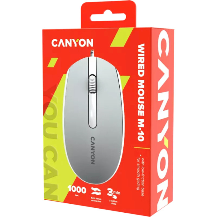 Мышь CANYON M-10 Dark Gray (CNE-CMS10DG)