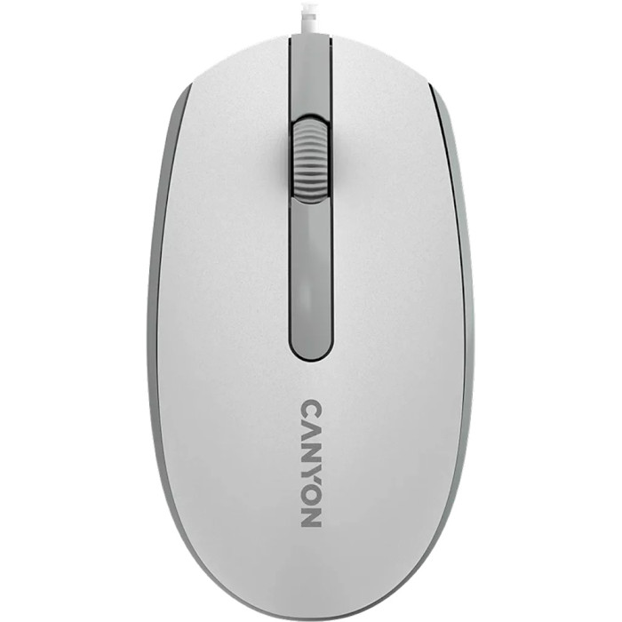 Мышь CANYON M-10 White/Gray (CNE-CMS10WG)