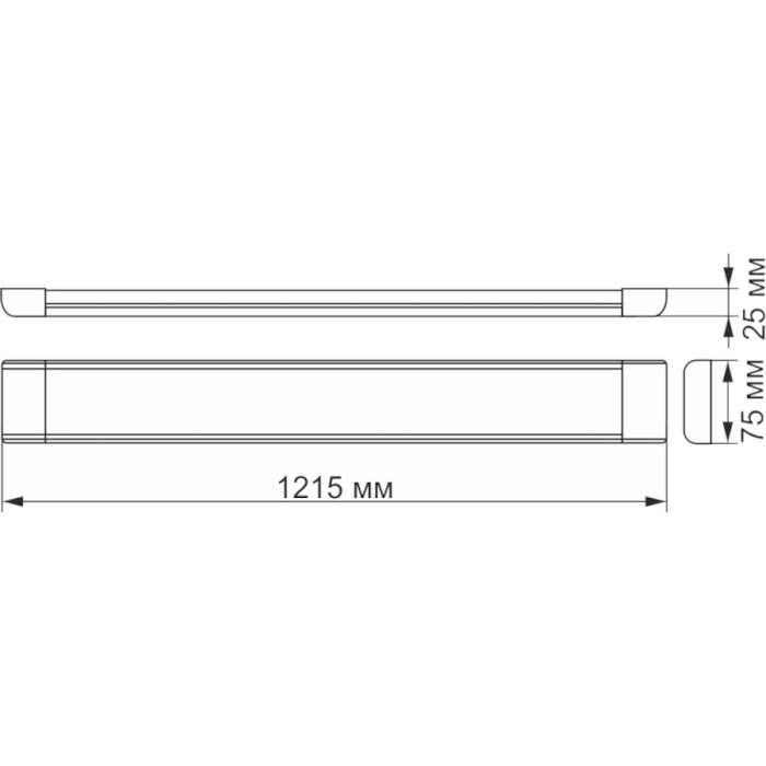 Линейный светильник VIDEX VL-BN-54125 54W 5000K