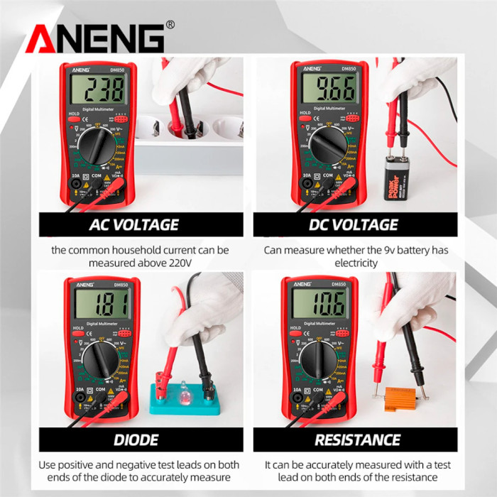 Мультиметр ANENG DM850