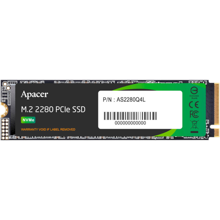 SSD диск APACER AS2280Q4L 1TB M.2 NVMe (AP1TBAS2280Q4L-1)