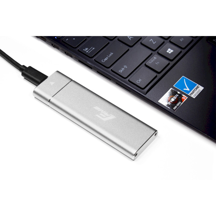 Карман внешний FRIME FHE221.M2UC M.2 SSD to USB 3.1 Silver