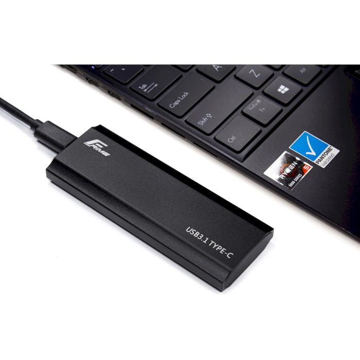 Кишеня зовнішня FRIME FHE300.M2UC M.2 SSD to USB 3.2 Black