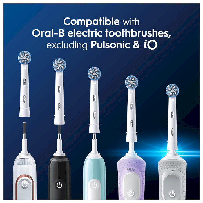 Насадка для зубной щётки BRAUN ORAL-B Pro Sensitive Clean EB60X 4шт (8006540896136)