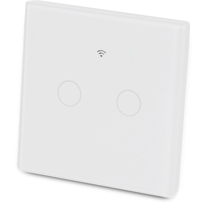 Умный выключатель ATIS Wi-Fi Wall Light Switch w/Tuya Smart 2-button (ATIS-102DW-T)
