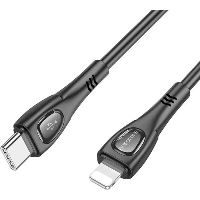 Кабель BOROFONE BX98 Superior PD USB-C to Lightning 27W 1м Black
