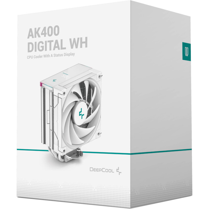 Кулер для процесора DEEPCOOL AK400 Digital White (R-AK400-WHADMN-G)