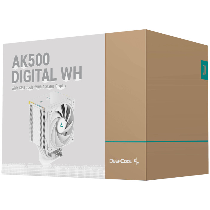 Кулер для процессора DEEPCOOL AK500 Digital White (R-AK500-WHADMN-G)