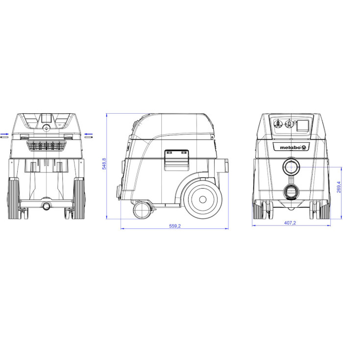 Пилосос професійний METABO ASR 35 L ACP (602057000)