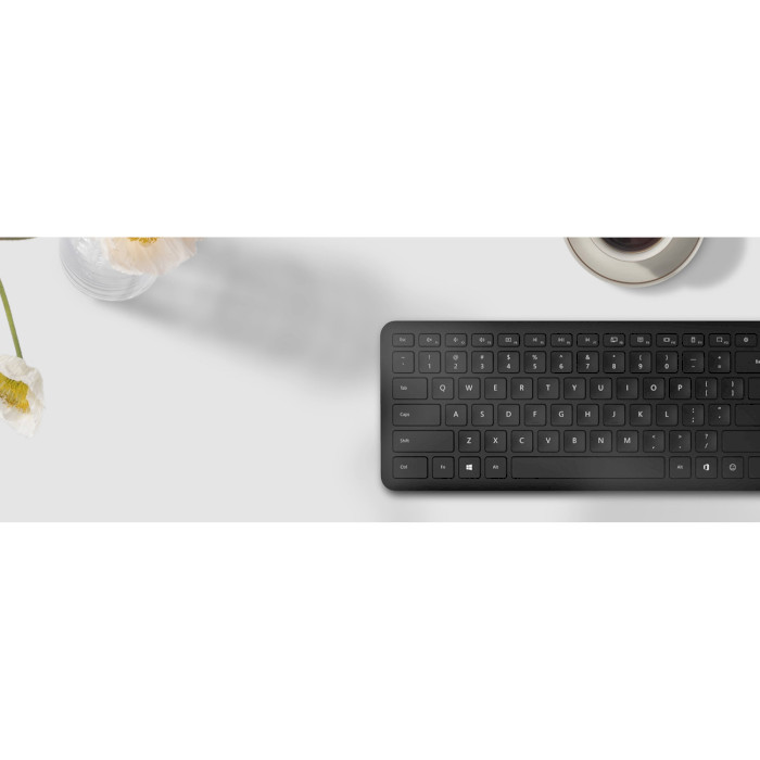 Клавиатура беспроводная MICROSOFT Bluetooth Keyboard Black (QSZ-00011)