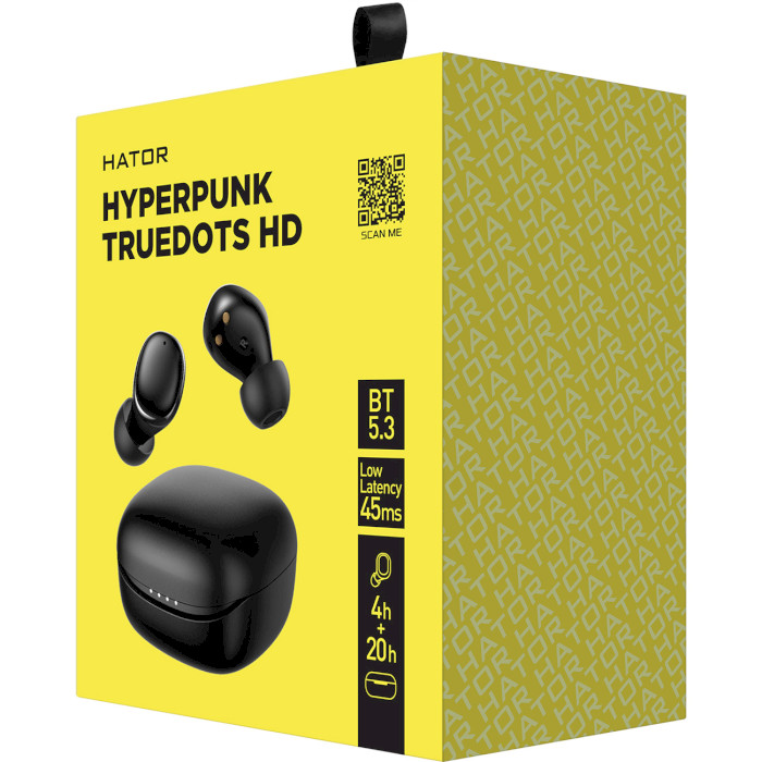 Навушники HATOR Hyperpunk Truedots HD Black (HTA-411)