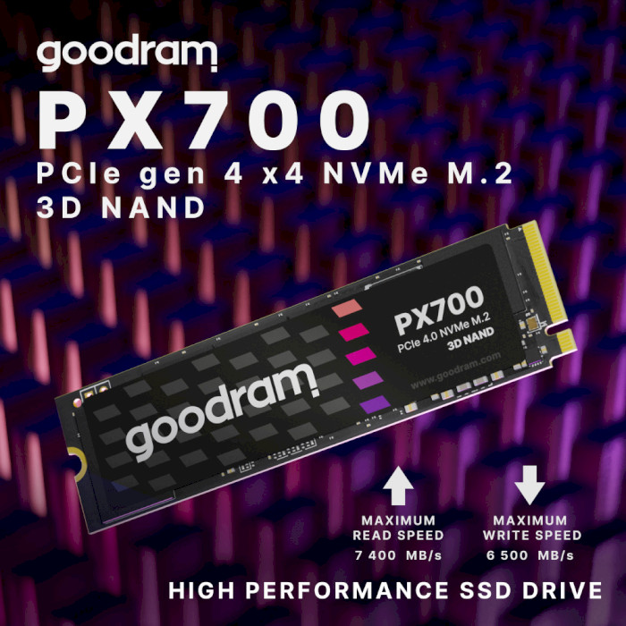 SSD диск GOODRAM PX700 4TB M.2 NVMe (SSDPR-PX700-04T-80)