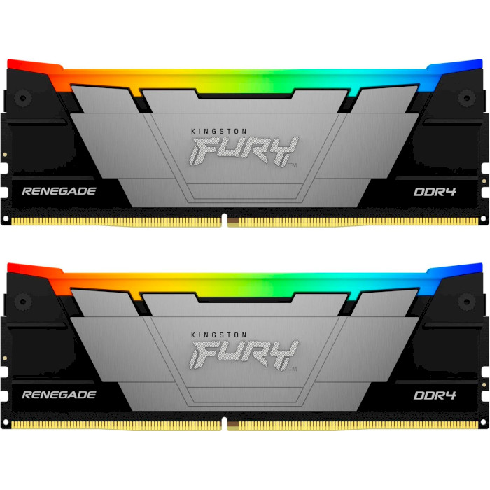 Модуль пам'яті KINGSTON FURY Renegade RGB DDR4 3200MHz 64GB Kit 2x32GB (KF432C16RB2AK2/64)