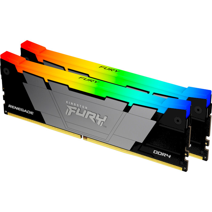 Модуль памяти KINGSTON FURY Renegade RGB DDR4 3600MHz 64GB Kit 2x32GB (KF436C18RB2AK2/64)