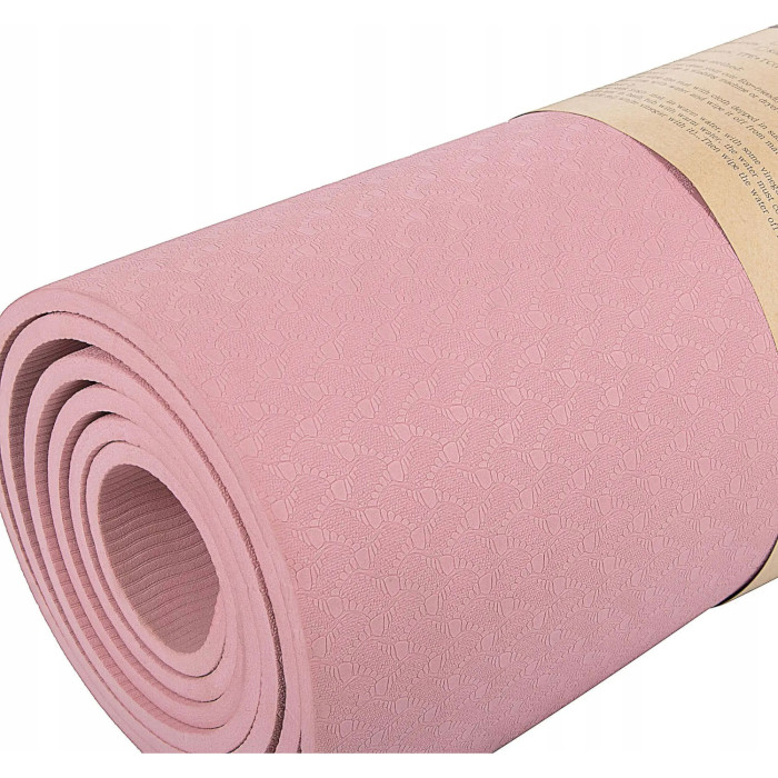Коврик для фитнеса SPRINGOS TPE 6mm Pink (YG0018)