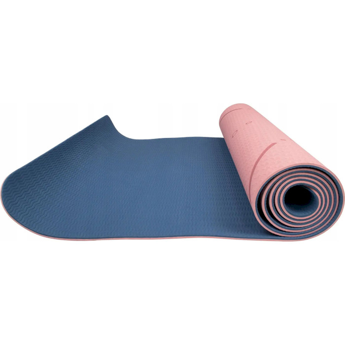 Коврик для фитнеса SPRINGOS TPE 6mm Pink/Blue (YG0014)