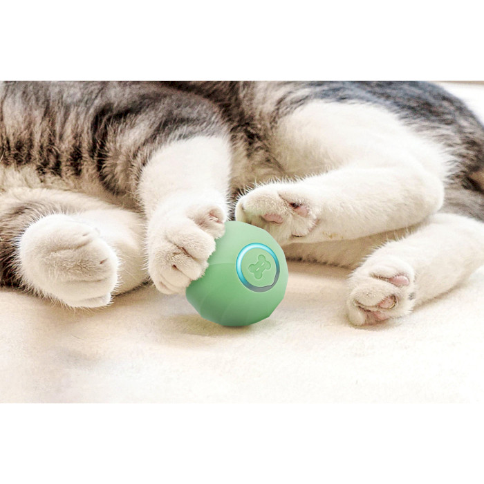 Інтерактивний м'ячик для котів CHEERBLE Ice Cream Ball Blue (C0419-C GREEN)