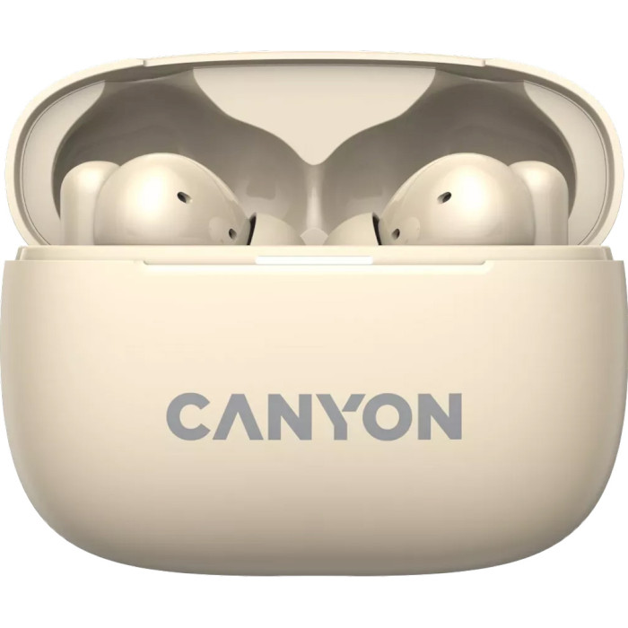 Навушники CANYON OnGo 10 ANC TWS-10 Beige