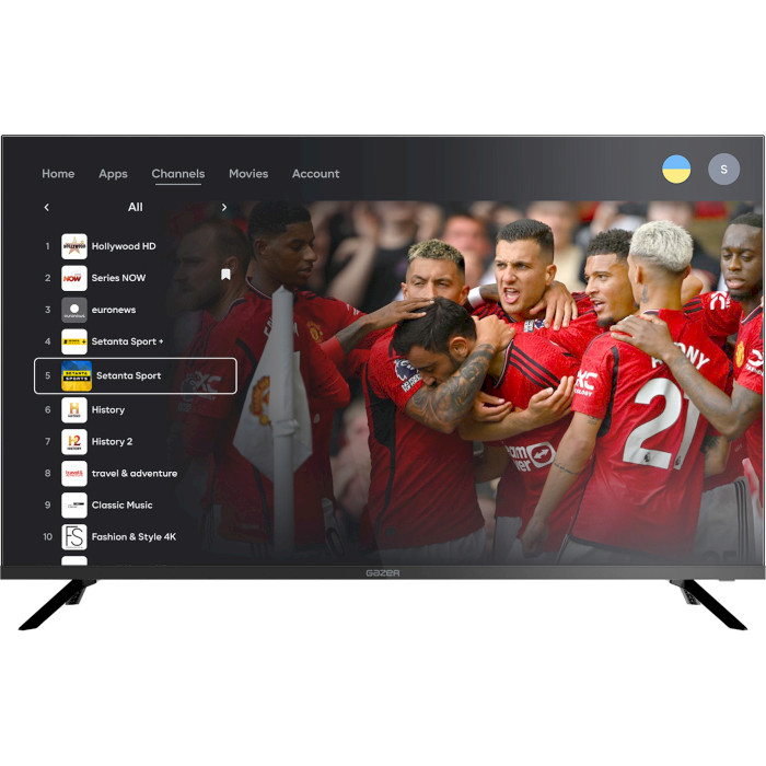 Телевизор GAZER 43" LED TV43-FN1