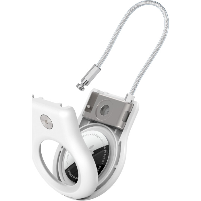 Держатель BELKIN Secure Holder with Wire Cable AirTag White (MSC009BTWH)