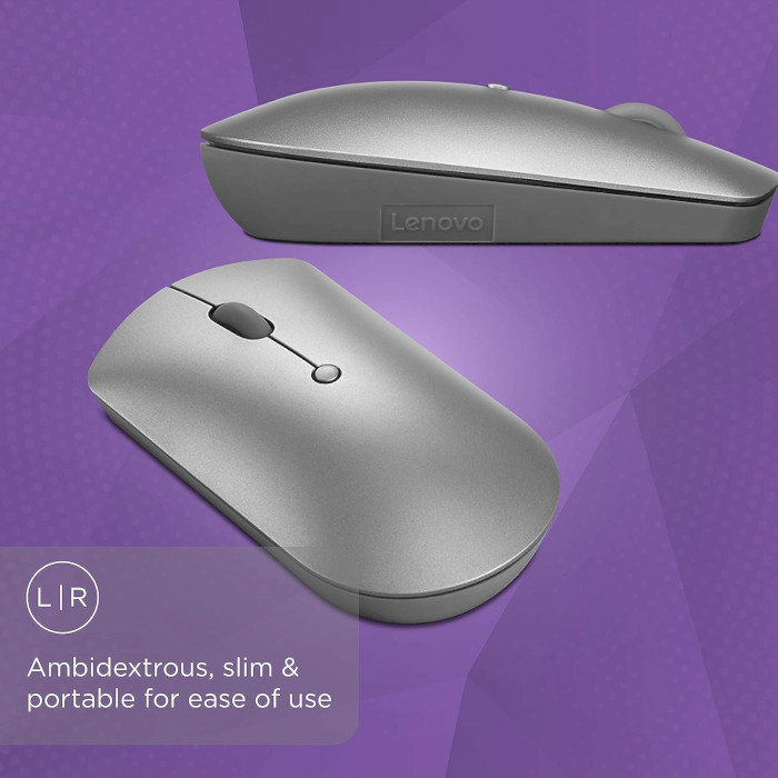 Мышь LENOVO 600 Bluetooth Silent Mouse Iron Gray (GY50X88832)