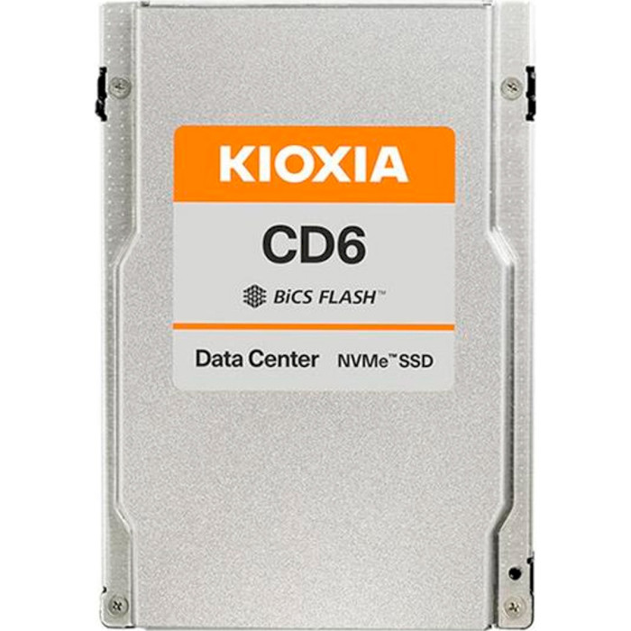 SSD диск KIOXIA (Toshiba) CD6-R 7.68TB 2.5" U.3 15mm NVMe (KCD61LUL7T68)
