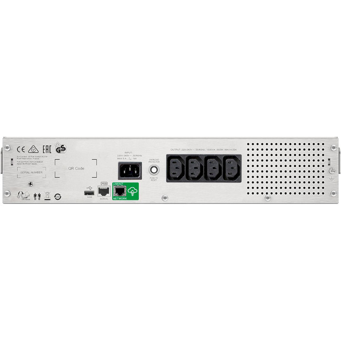 ИБП APC Smart-UPS C 1500VA 230V 2U LCD IEC w/SmartConnect (SMC1500I-2UC)