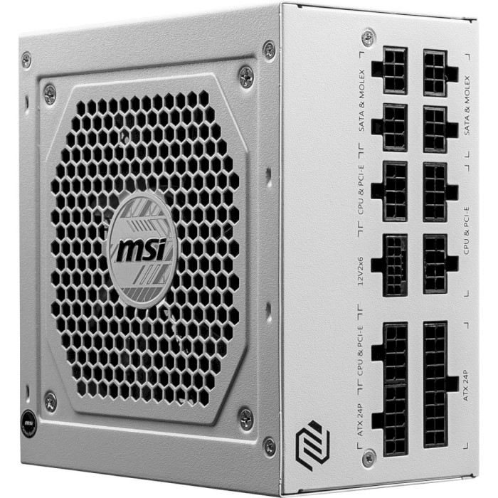 Блок питания 850W MSI MAG A850GL PCIE5 White (306-7ZP8A24-CE0)