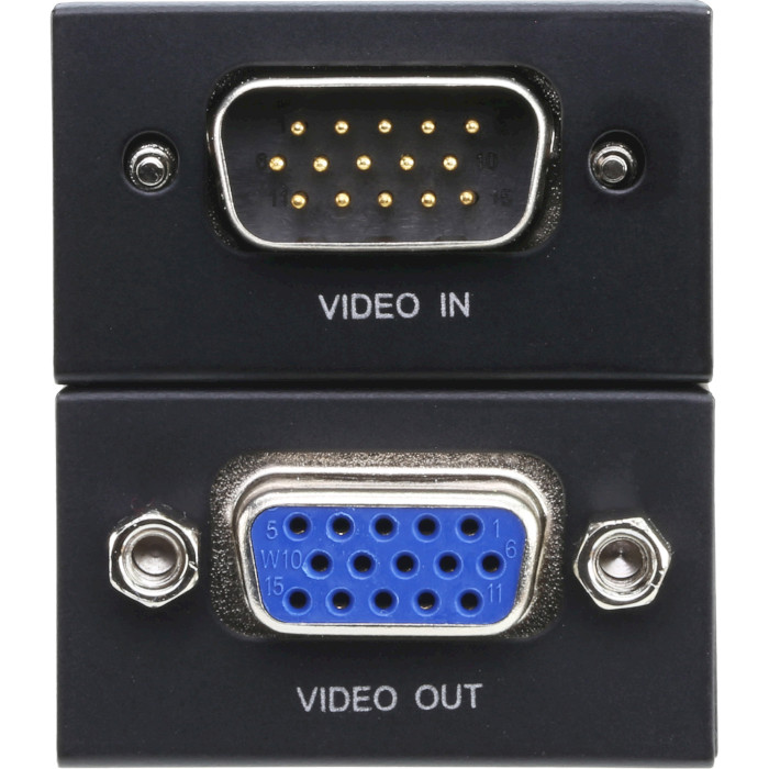 Подовжувач VGA по крученій парі ATEN Mini VGA/Audio Cat.5 Extender VGA Black (VE022)