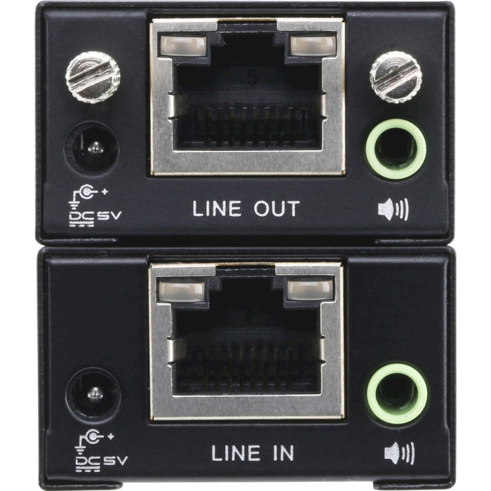 Удлинитель VGA по витой паре ATEN Mini VGA/Audio Cat.5 Extender VGA Black (VE022)