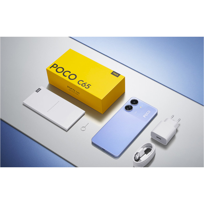 Смартфон POCO C65 8/256GB Blue (MZB0FOBEU)