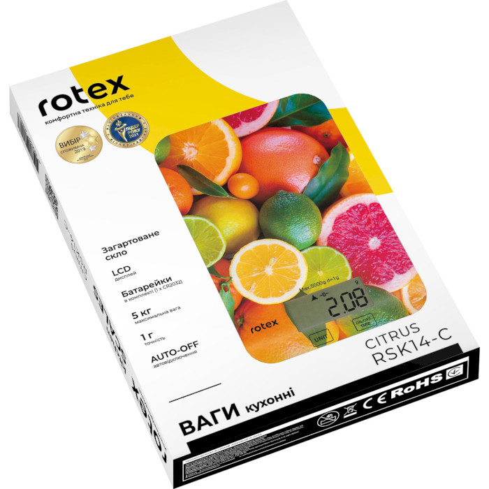 Кухонні ваги ROTEX RSK14-C Citrus