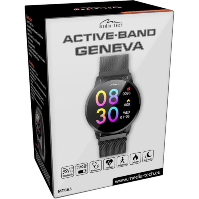 Смарт-годинник MEDIA-TECH Active-Band Geneva