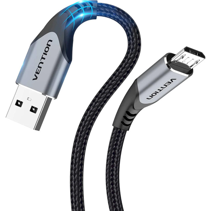 Кабель VENTION USB2.0 AM to Micro-USB 1м Gray (COAHF)