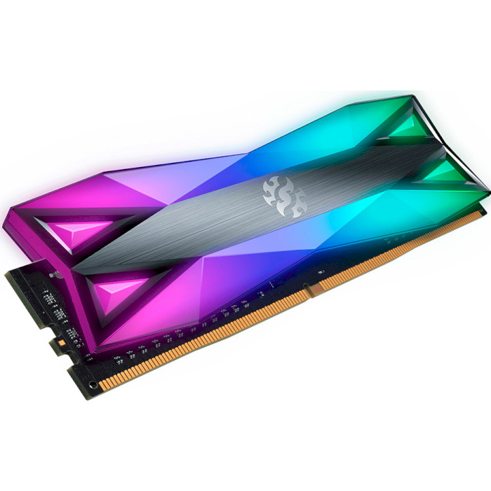 Модуль памяти ADATA XPG Spectrix D60G RGB Tungsten Gray DDR4 3600MHz 8GB (AX4U36008G18I-ST60)