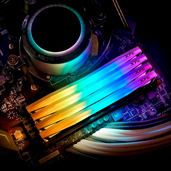 Модуль памяти ADATA XPG Spectrix D60G RGB Tungsten Gray DDR4 3600MHz 8GB (AX4U36008G18I-ST60)