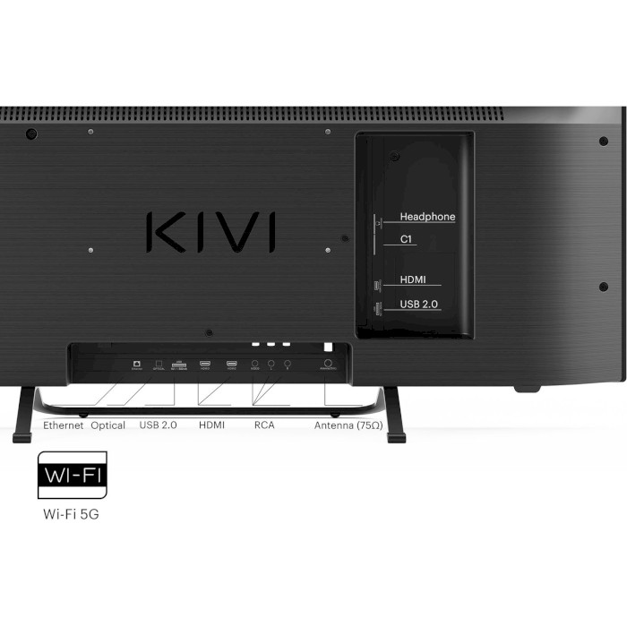 Телевізор KIVI 32" LED 32F760QB Black