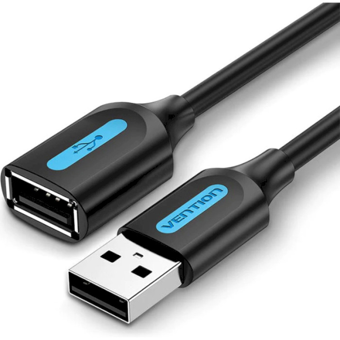 Кабель-подовжувач VENTION USB 2.0 AM/AF Extension Cable 1м Black (CBIBF)
