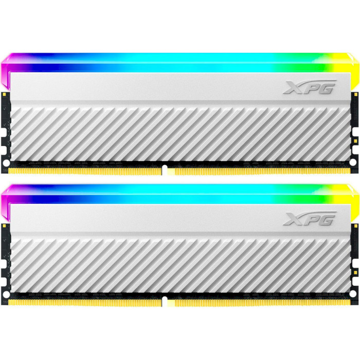 Модуль пам'яті ADATA XPG Spectrix D45G RGB White DDR4 3600MHz 16GB Kit 2x8GB (AX4U36008G18I-DCWHD45G)