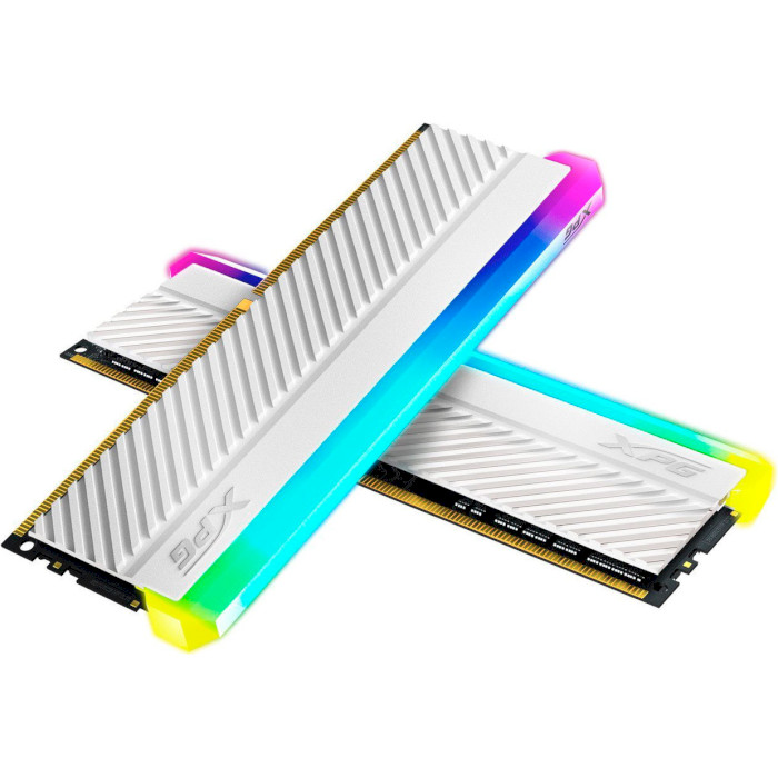 Модуль пам'яті ADATA XPG Spectrix D45G RGB White DDR4 3600MHz 16GB Kit 2x8GB (AX4U36008G18I-DCWHD45G)