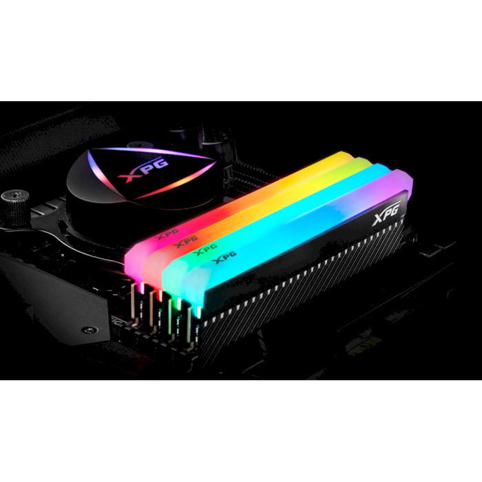Модуль памяти ADATA XPG Spectrix D45G RGB Black DDR4 3600MHz 64GB Kit 2x32GB (AX4U360032G18I-DCBKD45G)